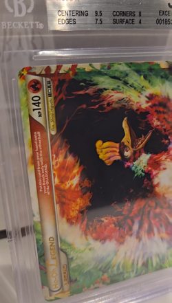 Ho-Oh Legend Top Holo 111/123 HG SS 2010 Vintage Pokemon Card BGS 5 Excellent - Image 2
