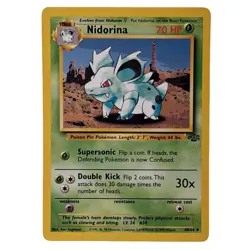 Nidorina 40/64 Jungle 1999 WOTC Pokemon Card Non Holo - Image 1