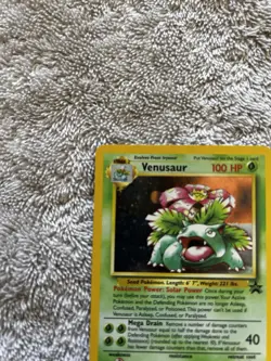 Pokemon TCG Venusaur 13/53 Wotc Black Star Promo Holo Card 1999 English - Image 3