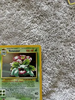 Pokemon TCG Venusaur 13/53 Wotc Black Star Promo Holo Card 1999 English - Image 4