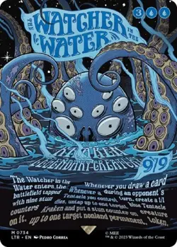 MTG English The Watcher in the Water (Borderless Poster) NM Foil - Image 1