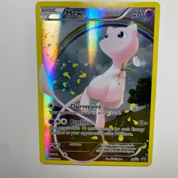 Pokemon TCG Card 2016 Mew XY110 Holo Holographic Black Star Promo NM-LP - Image 1