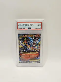 Pokemon M Charizard EX 12/83 Generations Holo PSA 9 Mint Eng Card - Image 1
