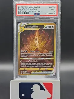 PSA 9 MINT Arceus VSTAR Secret Crown Zenith #GG70 Pokemon Card TCG - Image 1