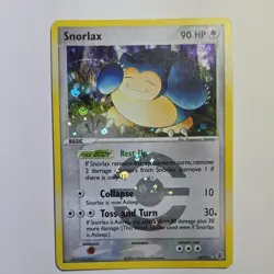 Pokemon TCG Snorlax Holo 90 HP Basic Card 15/112 2004 English Card Stock - Image 1
