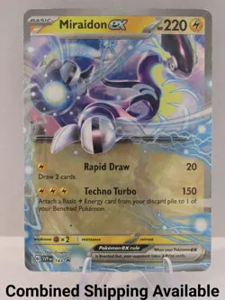 Miraidon ex - 143 SV: Scarlet & Violet Promo Cards NM Holo English 9786 - Image 1