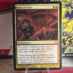 Rain of Gore 126 Dissension Rare Regular Enchantment Magic: The Gathering - Image 1