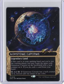 Gemstone Caverns M 0016 Borderless - Edge of Eternities: Stellar Sights EOS Reg - Image 1