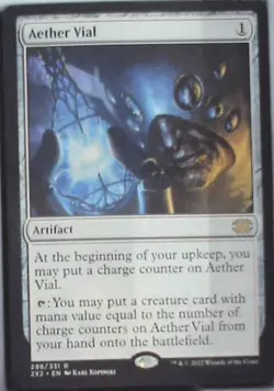 Aether Vial - Double Masters 2022: #298, Magic: The Gathering Nm C252 - Image 1