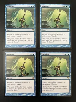 MTG- Inundate x4 - Eventide - Image 1