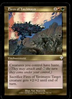Fires of Yavimaya LP Light Play Invasion MTG [9396] - Image 1