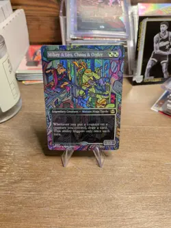 Mikey & Leo, Chaos & Order (Borderless) Teenage Mutant Ninja Turtles Full Foil - Image 1