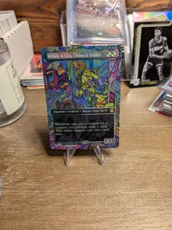 Mikey & Leo, Chaos & Order (Borderless) Teenage Mutant Ninja Turtles Full Foil - Image 2