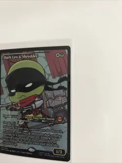 Dark Leo & Shredder (Showcase Foil) - 0289 - TMT Teenage Mutant Ninja Turtles NM - Image 2