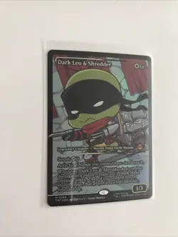 Dark Leo & Shredder (Showcase Foil) - 0289 - TMT Teenage Mutant Ninja Turtles NM - Image 3