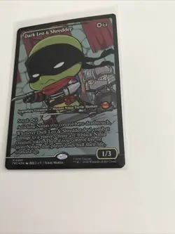 Dark Leo & Shredder (Showcase Foil) - 0289 - TMT Teenage Mutant Ninja Turtles NM - Image 5