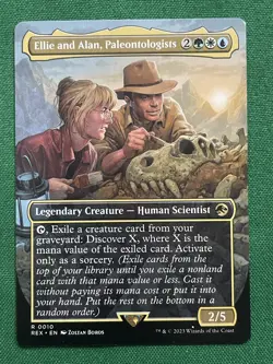 Ellie and Alan, Paleontologists (Borderless) Universes Beyond: Jurassic Park - Image 1
