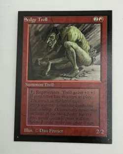 Sedge Troll (IE) International Edition MTG - Image 1