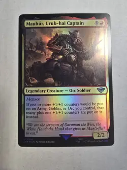 Mauhur, Uruk-hai Captain Universes Beyond: the Lord of the Rings Foil - Image 1