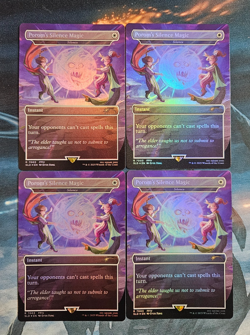 1X Porom's Silence Magic, Silence, Foil, NM, Secret Lair, MTG, 4 Available - Image 1