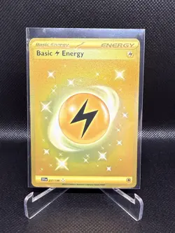Pokemon SV01 Basic Lightning Energy 257/198 Hyper Rare Secret Holo NM - Image 1