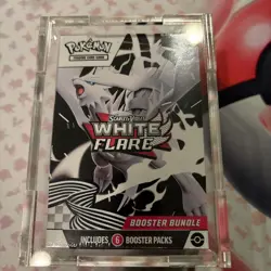 Pokemon TCG: White Flare Booster Bundle - FACTORY SEALED! With Acrylic Case! - Image 1