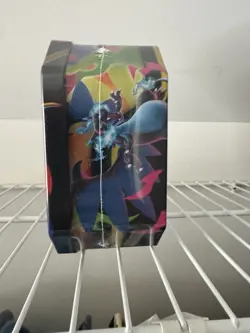 Pokemon Mega Charizard ex Factory Sealed Tin Box - Charizard X - 4 Booster Packs - Image 2