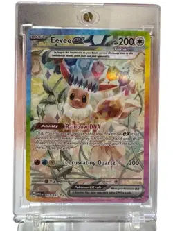 Pokemon TCG Eevee ex Full Art 167/131 2025 Sv: Prismatic Evolutions w/ Mag case - Image 1