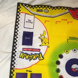 Official POKEMON Play Mat~ Wizards of the Coast Vtg 1999 ~ 2-Player 27" x 26" - Image 4