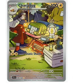 Charjabug 169/162 Holo Illustration Rare Temporal Forces Pokemon Card - Image 1
