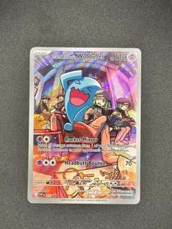 2025 Pokemon Scarlet & Violet Promo SVP #203 Team Rocket's Wobbuffet - Image 1