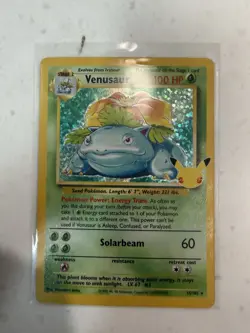 Venusaur 15/102 Base Set Holo Rare 1999 Pokemon TCG English The Pokemon Company - Image 1