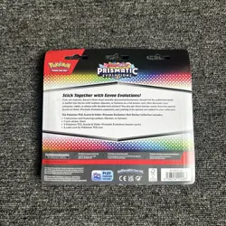Pokemon TCG: Prismatic Evolutions 3-Pack Blister Tech Sticker Collection Leafeon - Image 2