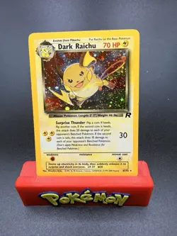 Dark Raichu 83/82 Holo Rare Team Rocket Secret Rare Pokemon Card WOTC 2000 MP/LP - Image 1