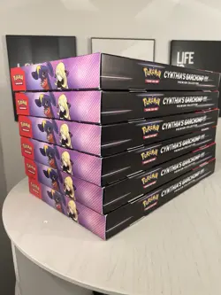 Pokemon TCG Cynthia's Garchomp ex Premium Collection Box Lot Of (6) Sealed + New - Image 1