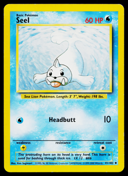 SEEL 41/102 BASE SET POKEMON TCG - Image 1