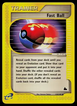 Pokemon Card - Fast Ball Skyridge 124/144 Non Holo - Image 1