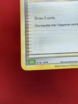 Bill Supporter 018/034 CLC Holo Pokemon Classic English NM #822 - Image 4