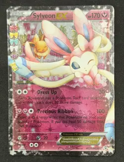 Sylveon EX RC21/RC32 Generations Radiant Collection Ultra Rare Full Art Pokemon - Image 1
