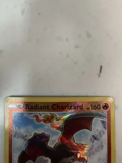 Radiant Charizard 020/159 SV: Paldean Fates Radiant Rare Full Art Holo Pokemon - Image 2