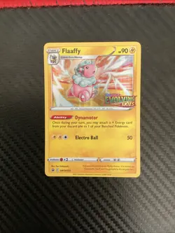 Pokemon TCG Flaaffy SWSH122 Black Star Promo Evolving Skies Pre Release NM - Image 1