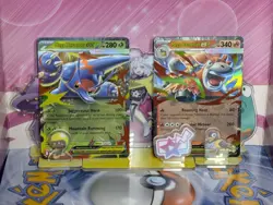 Mega Heracross Ex 004/094 & Mega Camerupt Ex 022/132 Mega Evolutions Pokemon Tcg - Image 1