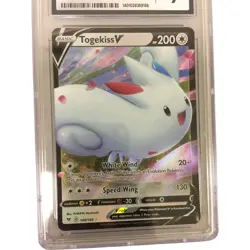 2020 Pokemon Togekiss V 140/185 Swsh04: Vivid Voltage Holo CGC 9 Mint Graded - Image 3