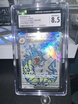 Gyarados Ex 225/198 Scarlet & Violet Base Ultra Rare Holo CGC 8.5 NM/Mint + - Image 1