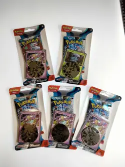 Blister Packs Pokemon Scarlet Violet Paradox Rift Cards LOT of 5 Factory Sealed - Image 1