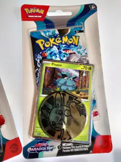 Blister Packs Pokemon Scarlet Violet Paradox Rift Cards LOT of 5 Factory Sealed - Image 5