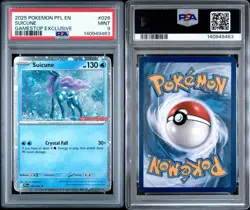 2025 Suicune 026/094 Pokemon Phantasmal Flames (GameStop) Promo PSA 9 - Image 1