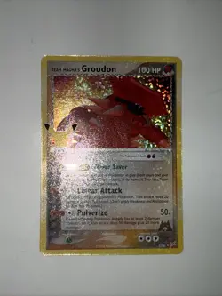 Pokemon Team Magma's Groudon Celebrations Classic Collection 9/95 Holo Card MINT - Image 1