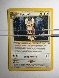 Pokemon Noctowl 42/111 - LP - Neo Genesis 2000 - Uncommon - Image 1