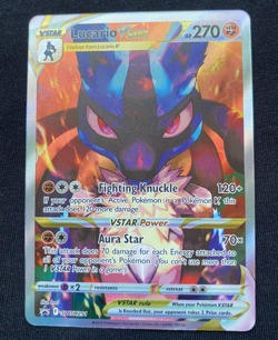 Pokemon TCG Lucario VSTAR SWSH291 Promo Card Crown Zenith (NM/M) - Image 1